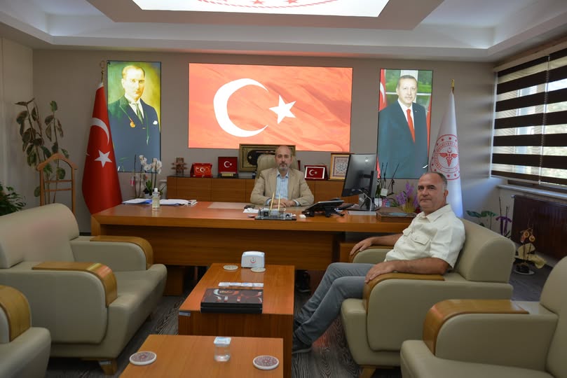 Afyonkarahisar Sağlık Müdürü Dr. Öztürk, Prof. Dr. Yılmaz'ı Ağırladı Afyonkarahisar Sağlık Müdürü Dr. Öztürk, Prof. Dr. Yılmaz'ı Ağırladı